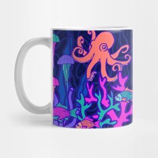 Deep Sea Party Pattern Mug